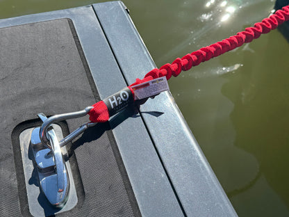 H2O Tactical 48inch Bungee Dock Line w/ Stainless Steel Clip